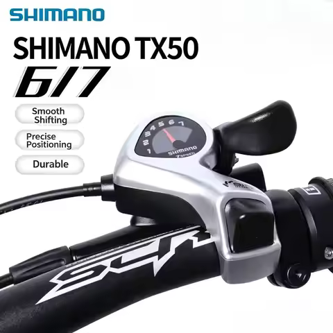 SHIMANO TX50 Thumb Shifter for Mountain/Folding Bikes – 6/7/18/21 Speed