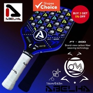 ABELHA Professional Blue Gradient Carbon Fiber Pickleball Paddle with Powerful Hits, Durable and Lig