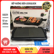 Bếp nướng điện Chính Hãng Giá Rẻ của Lock&Lock Vỉ nướng điện Lock&Lock EJG211BLK Thiết bị nhà bếp -