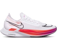 Nike Men's ZoomX Streakfly Racing Shoes, White/Flash Crimson/Hyper Violet/Black, 12