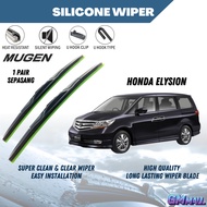 MUGEN SILICONE WIPER HONDA ELYSION Premium Quality Silent Pengelap Cermin Depan Kereta Silikon Senya