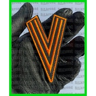 Russian Russian Russian patch emblem orange v strip band