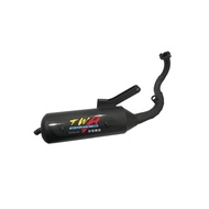 premium-TWH ZX TZ002 Motorcycle Racing Muffler Exhaust Pipe for Honda AF34 AF35