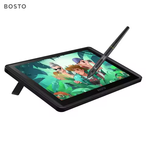 BOSTO 12HD-A H-IPS LCD Graphics Drawing Tablet Monitor 1366x768 Display 11.6 Inch Size 8192 Pressure