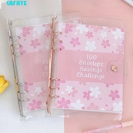 LAFAYE 100 Envelope Challenge Binder, Financial Management Money Saving 100 Envelope Savings Challen