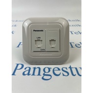 Data Outlet Outlet Panasonic Wide CAT6 LAN Socket/ (WW-1F-C6-TP)