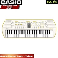 Keyboard Piano Casio Sa-80 / Sa80 / Sa 80 Garansi Resmi 1 Tahun