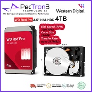 WESTERN DIGITAL - WD Red Pro 3.5" NAS HDD SATA  4TB 6TB 8TB 10TB 12TB 256MB 7200RPM