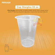 Please - 22 oz Plastic Cup Thai Tea Boba Cup/ Starglas PP 22 oz Cup/