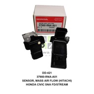 37980-RNA-A01 HONDA CIVIC SNA FD STREAM MASS AIR FLOW SENSOR HITACHI AFH70M-41B MAF SENSOR