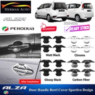 HermanAuto Perodua Alza Old Lama Door Handle Bowl Cover Accessories Sportivo Design Alza SE ADVANCED