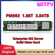 PM983ดั้งเดิมของ QUYPV M.2 PCIE 22110 SSD 3.84TB 1.88TB 960G M.2โซลิดสเตทไดรฟ์ภายในองค์กร Nvme เหมาะ