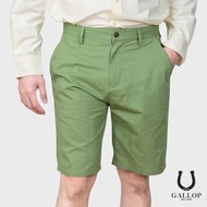 GALLOP : CHINO SHORTS กางเกงขาสั้นผ้าชิโน รุ่น GS9018 สีเขียว / ราคาปกติ 1490.-