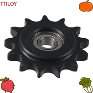 7TILOYSHOP Chain Idler Sprocket, 13 Tooth 10mm Bore 1/2" Pitch Convex Idler Gear, with Insert C45 Ca