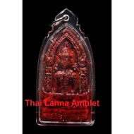 Thai Amulet泰国佛牌 Khun  Phaen  (Maha Sanae Hundred) by Ajarn Daeng with clear casing in red  Maha Charming oil