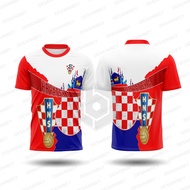 DNB - Men's T-Shirt Jersey World Cup 2026 Croatia Fullprint Art01