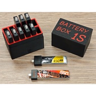 1S LiPo Battery Holder (12 Slots) Battery Cover Battery Case Box 450MAH 550MAH XT30 XT60 XT90 Plug C