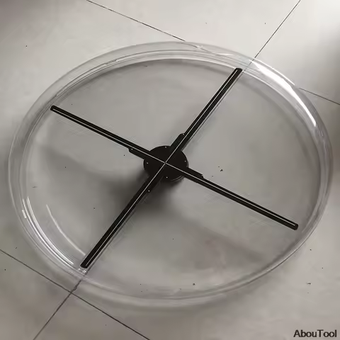3D Fan Hologram Projector Protection Cover 100cm 3D Hologram Projector Light Advertising Display She