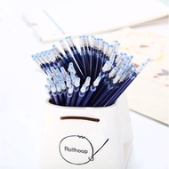 Refill Tinta Pulpen Gel Isi 5Pcs Tinta Pena cair Isi Ulang 0.5mm Tinta Pulpen Warna Biru Hitam Merah
