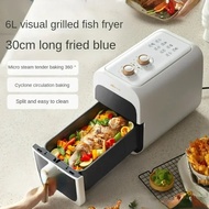 Upgrade Your Cooking With 6L Visual Electric Air Fryer Oven Multifunctional Kitchen Appliance قلاية هوائية Freidora De Aire