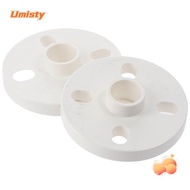 UMISTY 3PCS Pipe Fitting, White PVC Water Pipe Connection, Widely Used 25mm Pipe Connect Pipe