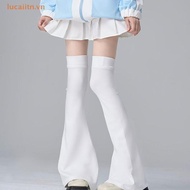 Lucaiitn Y2K Leg Stockings Elasticity Slimming Knee Socks Japanese Style Spicy Femboy Over The Knee 
