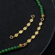 Necklace Extension 1.10 Necklace Extension Extension Chain Plated 18k Color Fu Character Double Buck