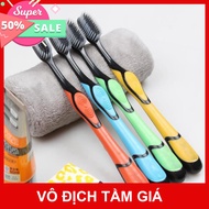 Korean Activated Carbon Toothbrush, set of 4 Soft Bristle Gives You a Comfortable Feeling New Model 