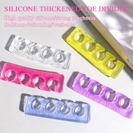 Soft Silicone Finger Toe Separator Feet Care Nail Tools Manicure Pedicure Foot Braces Support Assist