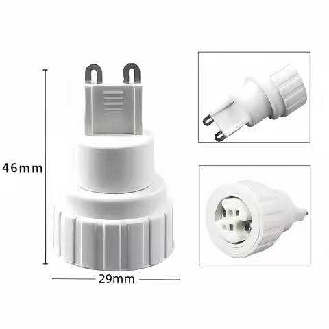 1PCS G9 to MR16 Ceramic Base Light Lamp Holder Converter Screw Bulb Socket Adapter LED Saving Light