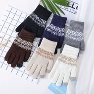 [GT06] Warm Fur-Lined Men's Phone Touchscreen Gloves