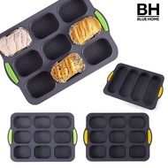 【BH】Silicone Baguette Mold Non-Stick Bread Baking Tray High Temperature Resistant Kitchen Baking Acc
