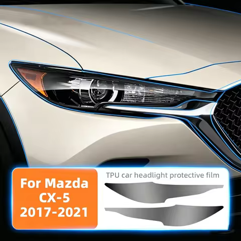 For MAZDA CX-5 CX5 2017- 2021 Car BC -Pillars Headlight Rearview TPU Transparent Protective Film PPF