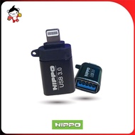 Otg HIPPO Dual Drive 03 DD-03 Lightning USB To Lightning Black 3.0 Super Speed USB