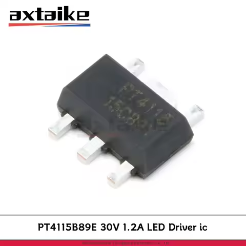 20PCS PT4115 SOT-89-5 PT4115B89E SMD 30V 1.2A Step-down High Brightness LED Driver with 5000:1 Dimmi