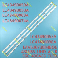 83CM LED Strip 7 LED For LG 43UK6300PLB 43UJ634V 43UJ635V 43LJ61_FHD_L LC43490059A LC43490058A Innot