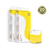 【20Roll】DWY Toilet Paper 4 Ply Tissue Roll 170Gsm Thickened High Quality Flushable Tissue