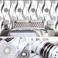 GRATIS ONGKIR!!COD WALLPAPER STIKER DINDING POLKADOT