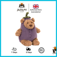 ตุ๊กตา Jellycat Bear Eggplant นุ่มและเป็นมิตรกับผิว ไม่หลุดร่วงง่าย jellycat ตุ๊กตา ของแท้ดั้งเดิม -
