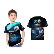 Mobile Legends GUSION moonlight sonata 3D FullPrint Unisex Children's T-shirt