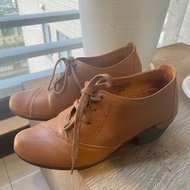 DR.KAO 增高6cm牛津鞋 真皮 氣墊跟鞋 呼吸空氣鞋