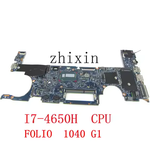 yourui for HP EliteBook Folio 1040 G1 Laptop Motherboard with i5-4300U CPU DDR3 with graphic card 48