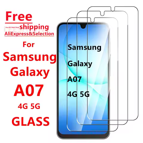 1/4Pcs Tempered Glass Screen Protector for Samsung Galaxy A07 4G 5G - Smartphone Protection Suitable