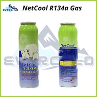 NETCOOL R134a Fresh Gas Can Durable Oil &amp; Additive + UV DYE  (High Quality 🧊❄) Compressor Oil R134 Treatment (Gas R134a
