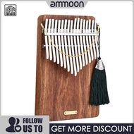 [ammoon]คาลิมบาLINGTING K17P 17 Keys Kalimba Thumb Piano Mbira Sanza Solid Wood Material with Storage Bag