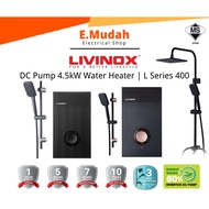 Livinox Water Heater L Series 400 Inverter DC Pump Rain Shower | LWH-LS400-DC-GM / MB  LWH-LS400-DC-