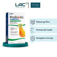 [LAC PROBIOTIC] Probiotic Complex 75 Billion CFU - Extra Support (30 vegetarian capsules)