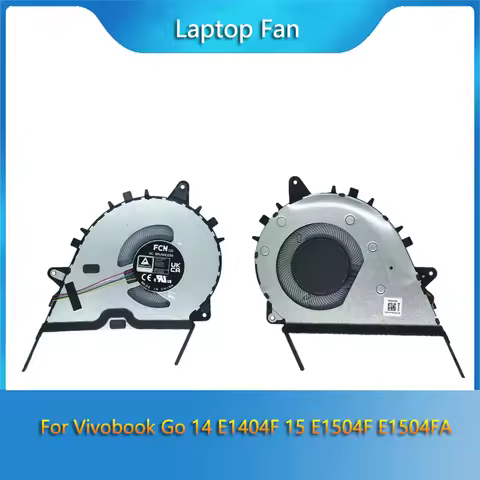 Brand Original New GPU CPU Cooling Fan For ASUS Vivobook Go 14 E1404F 15 E1504F E1504FA