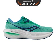 Saucony Triumph 21 Women's Running Shoes - Mint/Navy