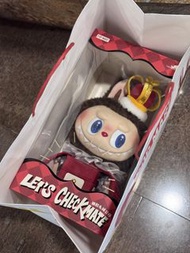 即日交收!! 全新正品!! Labubu 國王 象棋大冒險  38cm 搪膠公仔 Let‘s Checkmate